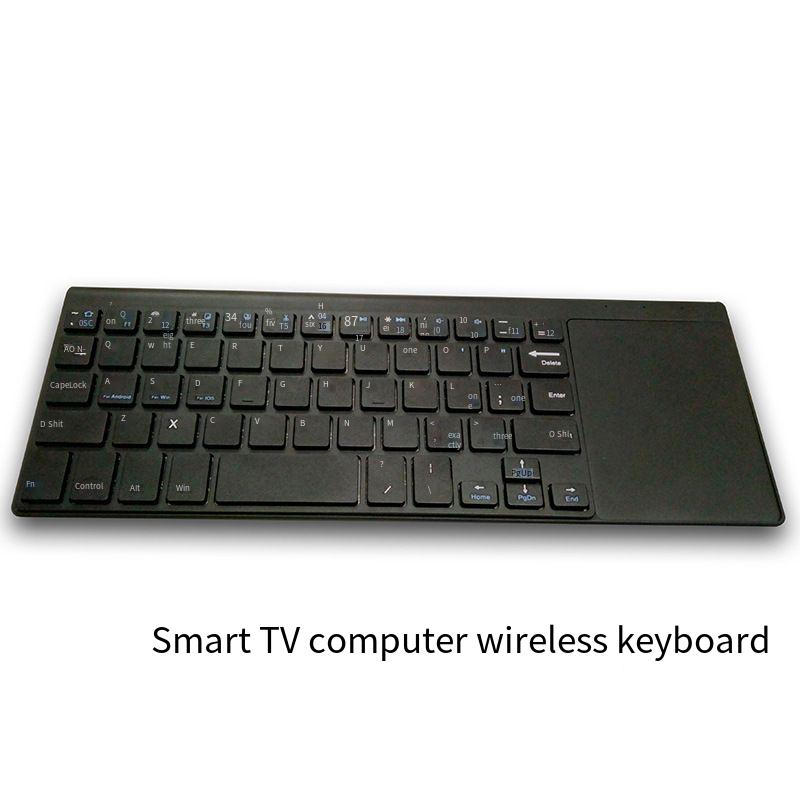 Teclado inalámbrico de 2,4 GHz con Touchpad, Mouse 2 en 1, teclado numérico delgado para Android, Windows, escritorio, portátil, PC, TV Box