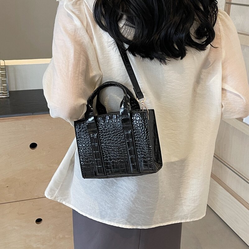Designer Handbag And Purse Pure Leather Women Shoulder Bag 2024 Mini Small Stone Pattern Crossbody Bag Silver Evening Clutch Bag