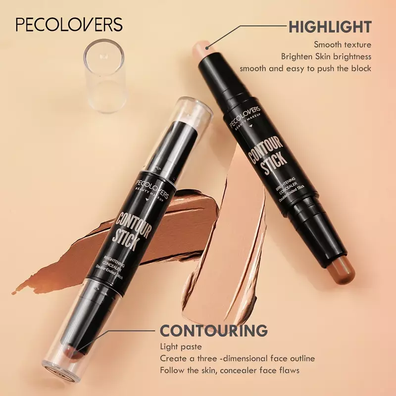 1Pc Face Foundation Concealer Pen Langdurige Donkere Kringen Corrector Contour Concealers Stok Cosmetische Make-Up