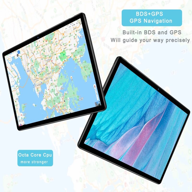 10.1 Tablet Octa Core 4G/3G telefonata Google Market GPS WiFi FM Bluetooth 10.1 tablet 4GB + 64GB Tablet PC