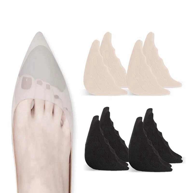 إدخالات حشو إصبع القدم قابلة لإعادة الاستخدام للرجال والنساء ، سدادة حذاء للأحذية الكبيرة جدًا ، مضخات للجنسين ، شقق ، أحذية رياضية ، 2 صى