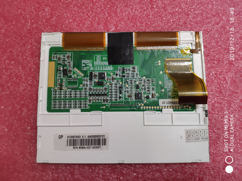 Original AT056TN53 V.1 LCD screen, display parts, panel replacement, 5.6 inches, free shipping