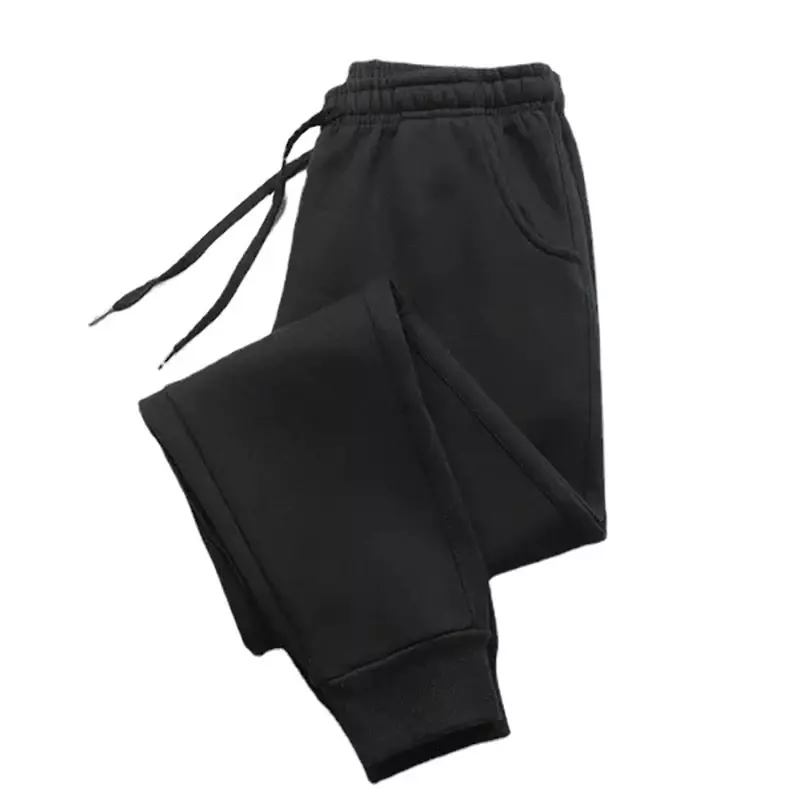 Calça fitness masculina, calça esportiva casual, logotipo personalizado, corda confortável completa, moda primavera-outono, 2024