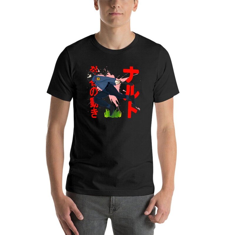 닌자 런 남성용 코튼 티셔츠, 신상 에디션