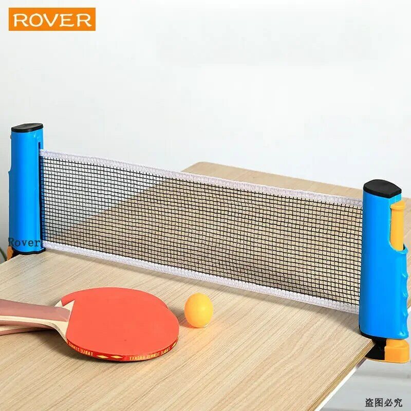 Misuratore di copertura per rete da ping pong portatile Set da ping pong retrattile Catcher rack strumenti regolabili Clip per sport domestici all'aperto su