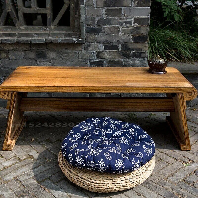 Mesa de Tatami de madera maciza Guqin, mesa de centro pequeña de Paulownia baja, estante Guzheng Piano 96x35x35cm