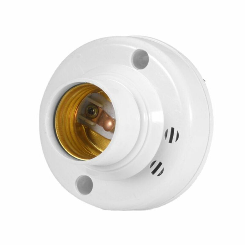 Sensor de Control de voz y sonido, interruptor de retardo de Base de lámpara, soporte de bombilla LED AC220V, accesorios de iluminación de tornillo E27, adaptador de enchufe de luz