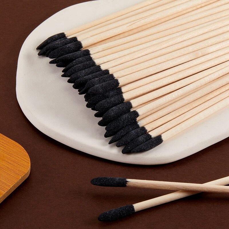 50 Pack Fine Detailing Sanding Sticks 280 Grit Matchsticks Sanding Twigs Sanding Sticks For Plastic Models Wood Hobby