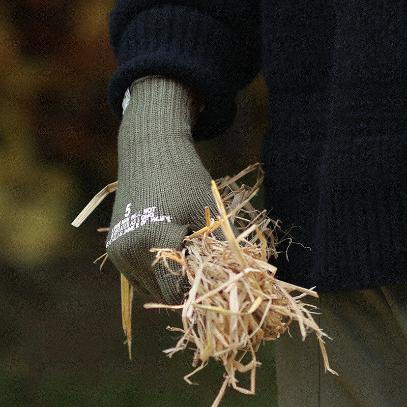 Мужские зимние перчатки для активного отдыха взрослые вязаные варежки для инструментов мужские износостойкие Нескользящие теплые перчатки для сенсорного экрана для кемпинга