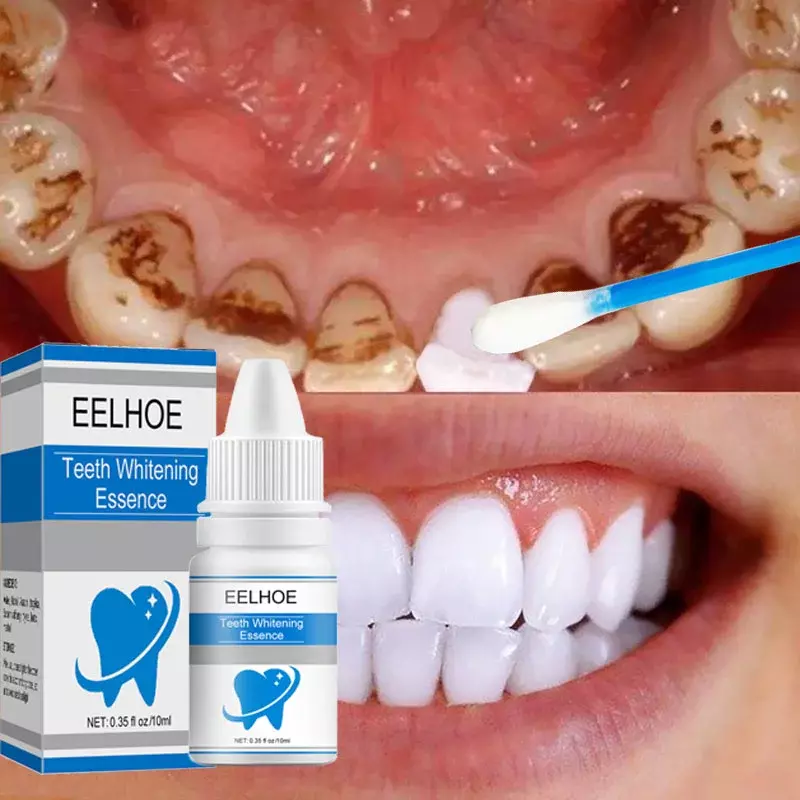 Esencia blanqueadora de dientes, suero para eliminar las manchas de placa y Caries dentales, aliento fresco, higiene bucal, herramientas de limpieza Dental