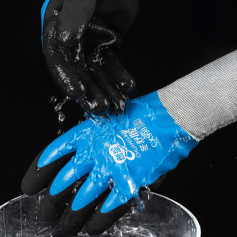 Unisex Wear Windproof Outdoor Sport -30 Degrees Velvet Labor Protection Gloves Cold-proof Thermal Cold Storage Anti-freeze
