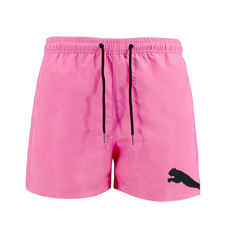 Pantalones de playa para hombre y mujer, shorts deportivos informales con tres puntos de Internet, a la moda, novedad de verano