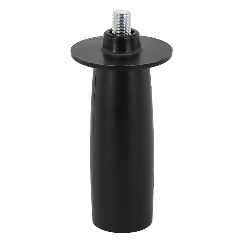 Metal punho plástico para rebarbadora, preto, aperto confortável, conveniente para instalar, ferramentas elétricas, M10-113mm