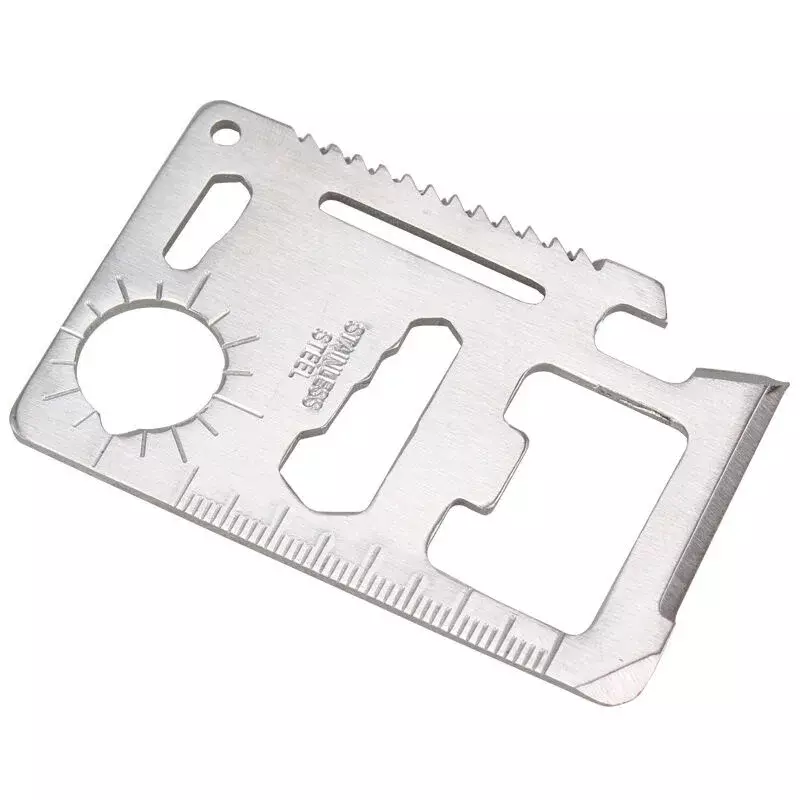 Pocket Tool Credit Card  11 In 1 Portable Outdoor Camping Survival Multi-Tool  Tourism Equipment