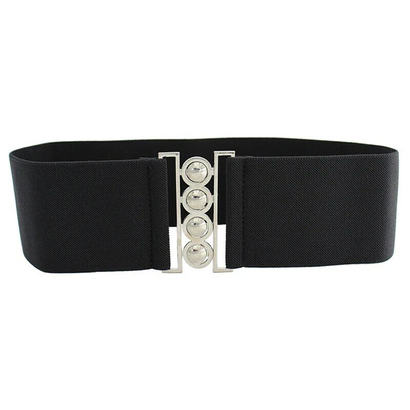 Cinturón de moda Retro para mujer, accesorios de vestido de pretina elástica, sello de cintura para niñas