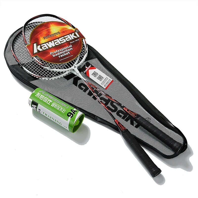 Raqueta de bádminton Kawasaki 1U, marco de aleación de aluminio, raqueta de bádminton con cuerda-0160 con volante de regalo gratis