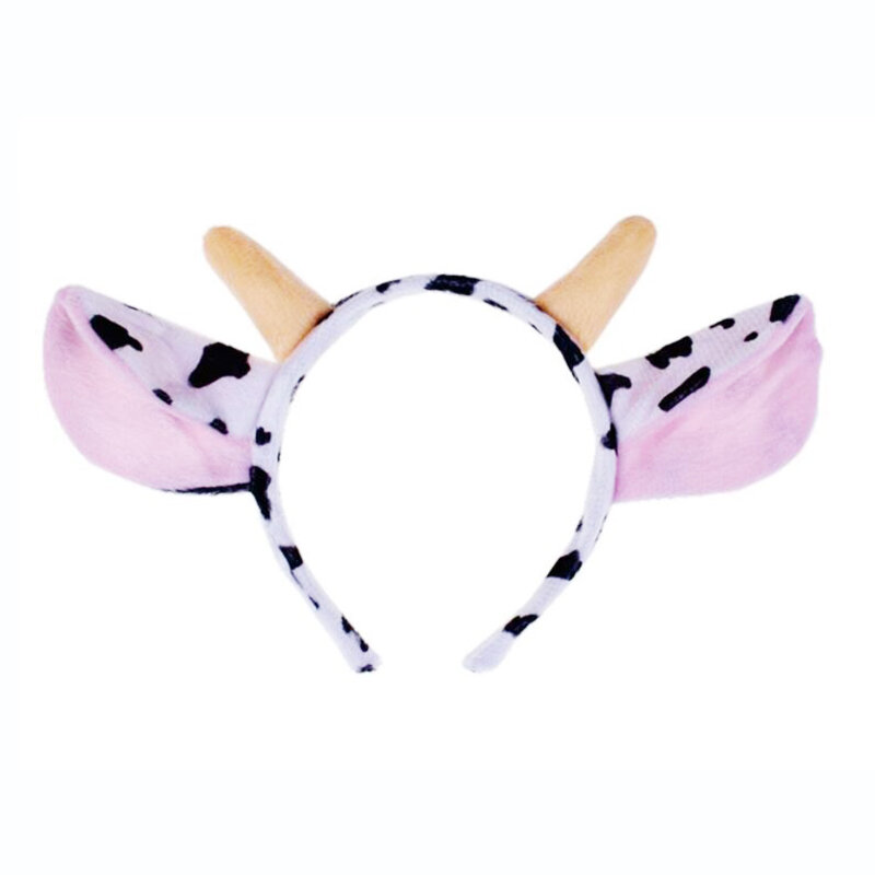 Cartoon Animals Orelhas Headband para Crianças e Adultos Girafa e Tigre Hairband, Traje Cosplay, Faixa de Cabelo, Decoração de Festa de Aniversário, 1PC