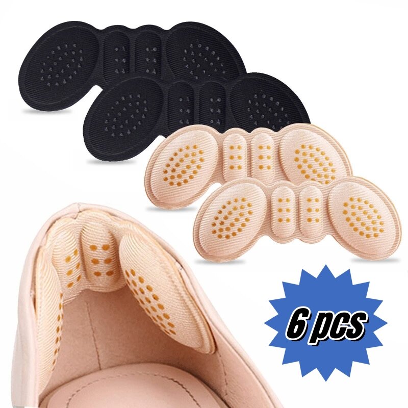 High Heel Sticker Insoles for Shoe Size Reducer Anti-wear Filler Liner Protector Heel Pain Relief Self-adhesive Cushion Pads