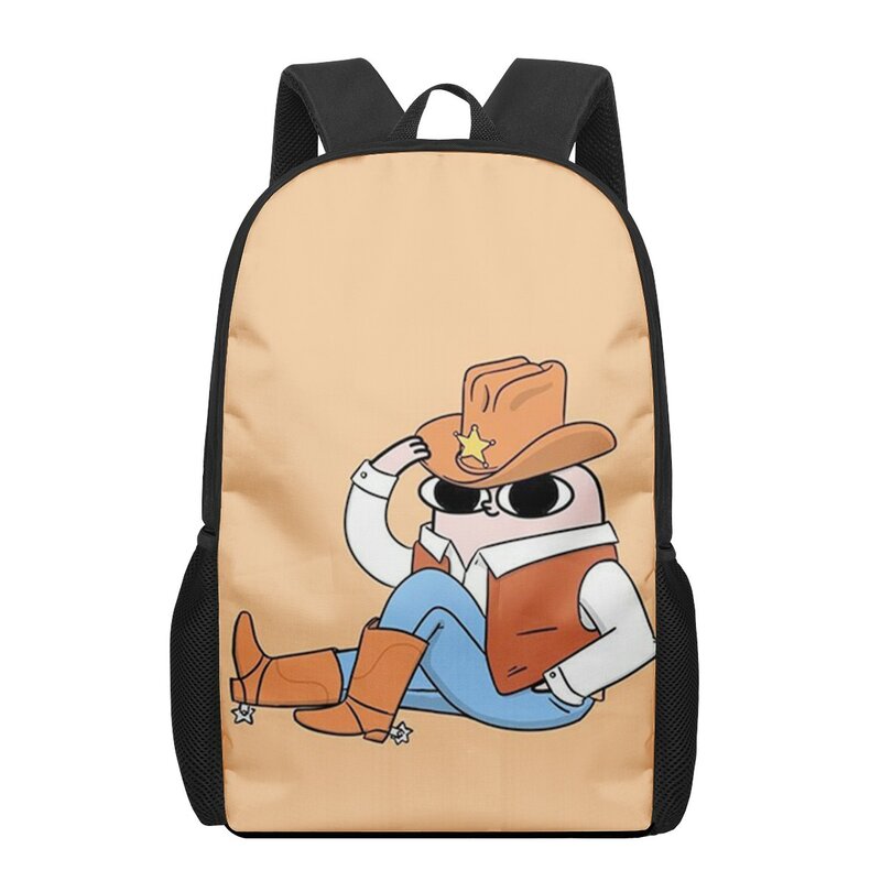 Cartoon Ketnipz 3D Printing Schoolbags for Girls Boys Children Kids School Book Bag 3d Junior Primary Student Bookbags Shoulder