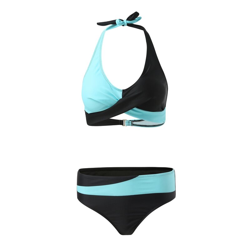 Conjunto de Bikini de cintura alta para mujer, bañador Sexy con estampado a rayas, traje de baño brasileño de dos piezas, 2024