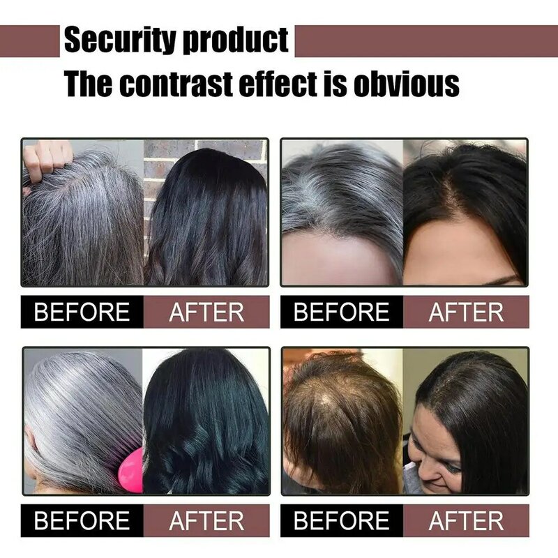 Champú orgánico Natural para reparación de cabello, barra de champú para oscurecimiento del cabello, tinte de Color gris y blanco, 1/2/3/5 piezas