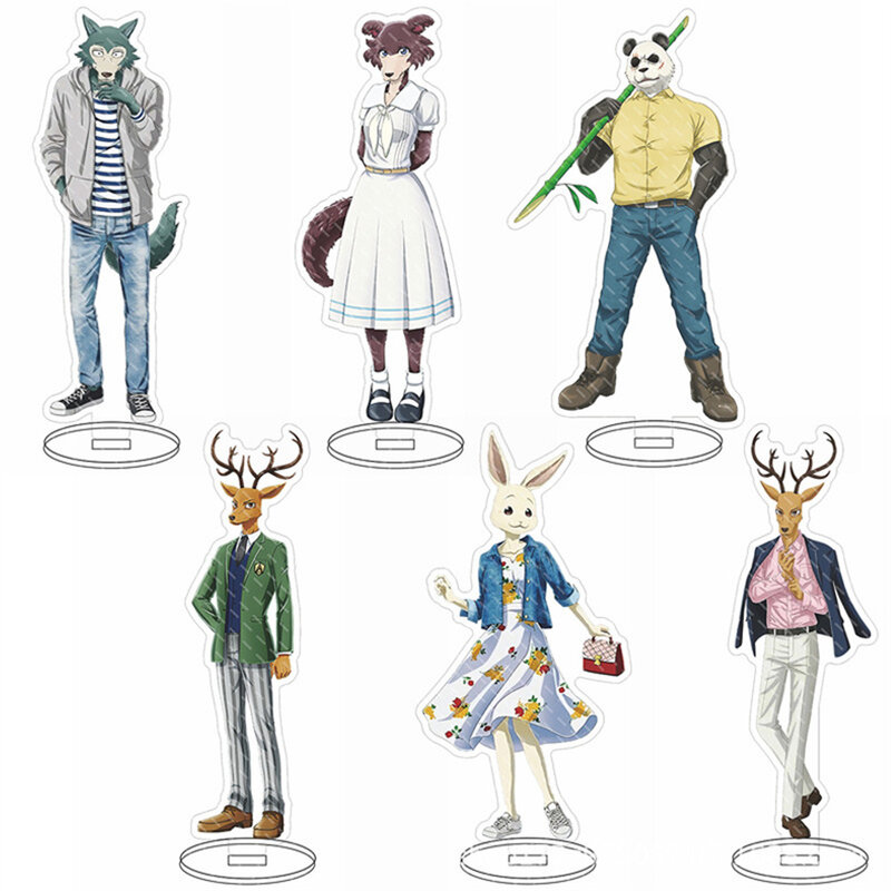 15Cm Charme Anime Beastars Acryl Sleutelhanger Model Cosplay Karakters Ornament Accesoria Goederen Collectie Geschenken