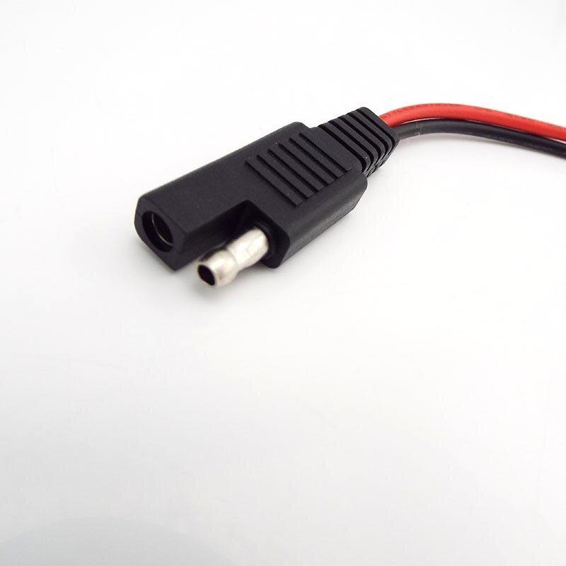 2 teile/satz diy sae power automotive verlängerung kabel 18awg 10cm solar batterie stecker draht sae stecker kabel q1