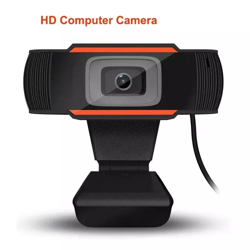 Câmera Web HD com Mic, Câmera Rotativa, Trabalho de Gravação de Vídeo, Mini Computador, PC, Desktop, 1080P, 720P, 480P