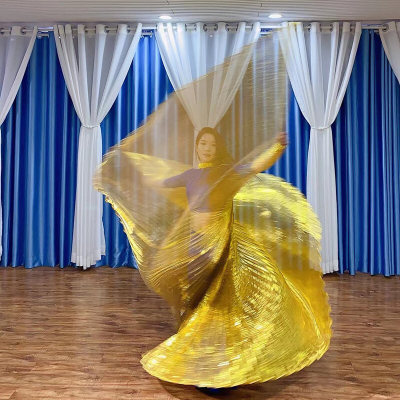 Новые золотые крылья Исиды для танца живота, египетские крылья, аксессуары для танца живота, карнавал, фестиваль, женская одежда, реквизит