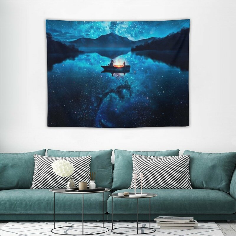 Anime Stars Lake Tapestry Wall Decoration Items Tapestries Bedrooms Decor Bedroom Organization And Decoration
