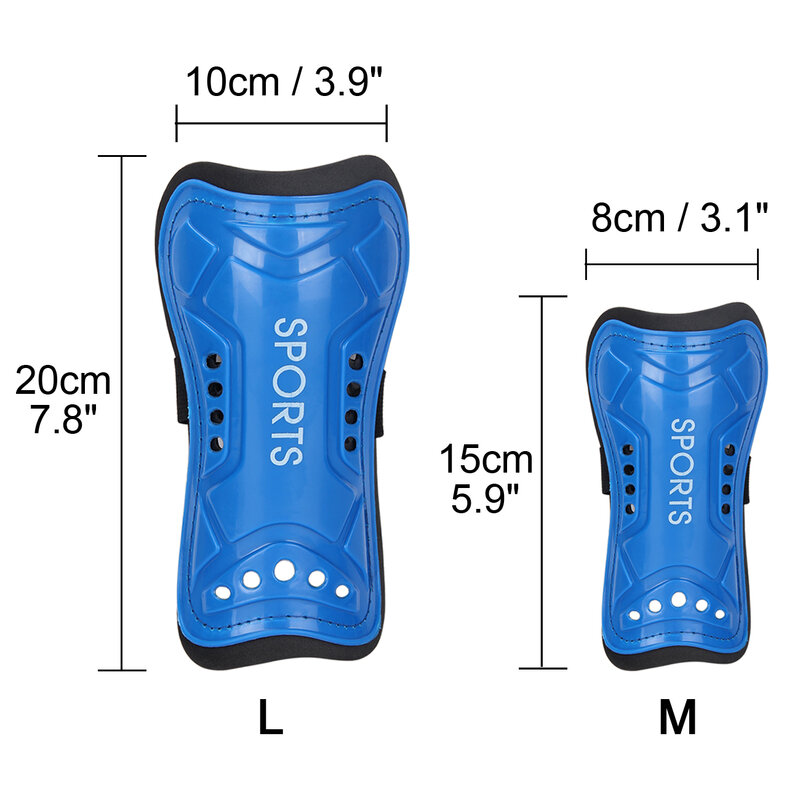1 paio di cuscinetti protettivi di sicurezza protezione per le gambe del ginocchio Gear maniche per parastinchi equipaggiamento protettivo sportivo parastinchi per cinturini da calcio