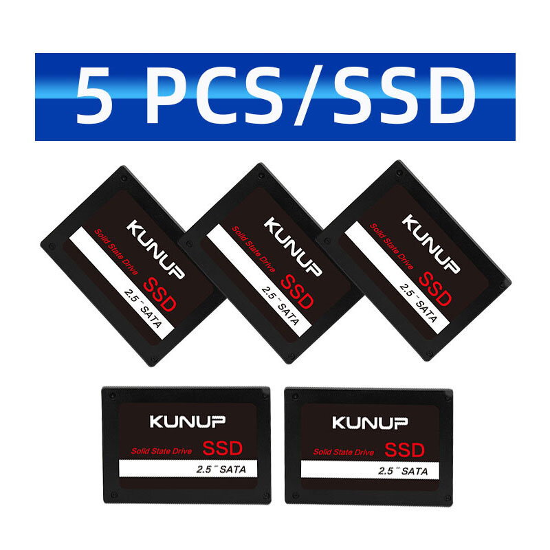 5 PCS ฮาร์ดดิสก์ไดรฟ์128GB 256GB 480GB 2.5 Ssd 1TB ไดรฟ์ Solid State SSD สำหรับแล็ปท็อปเดสก์ท็อป