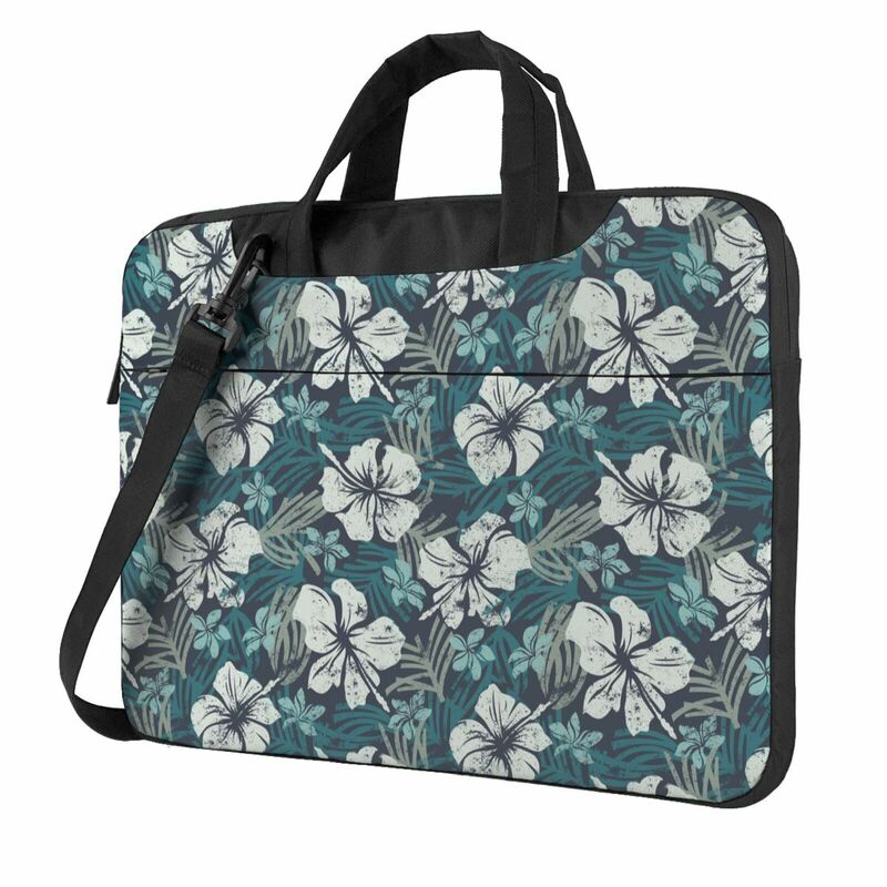 NOISYDESIGNS-bolsa para ordenador portátil, bolso de hombro con diseño de flor de hibisco de 13, 14 y 15,6 pulgadas, funda de mensajero para MacBook Pro