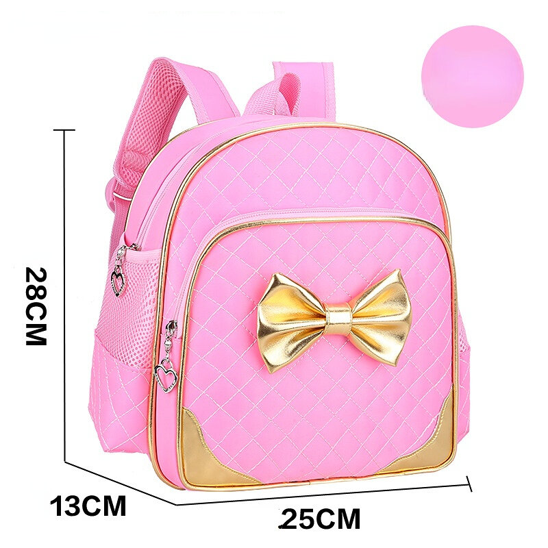 Школьный ранец для детского сада, легкий дышащий Женский Детский рюкзак с бантом, модная Милая школьная сумка для принцессы для учеников и мальчиков