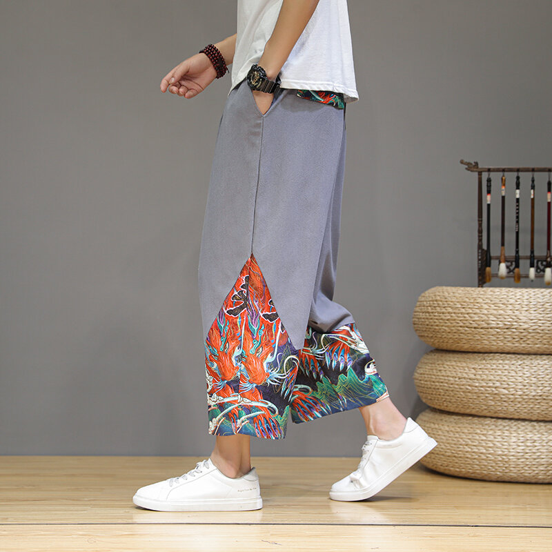 Moda uliczna spodnie haremki męskie mężczyźni Harajuku na co dzień Jogging proste spodnie wiosna lato Vintage męskie spodnie dresowe nowy duży rozmiar 5XL