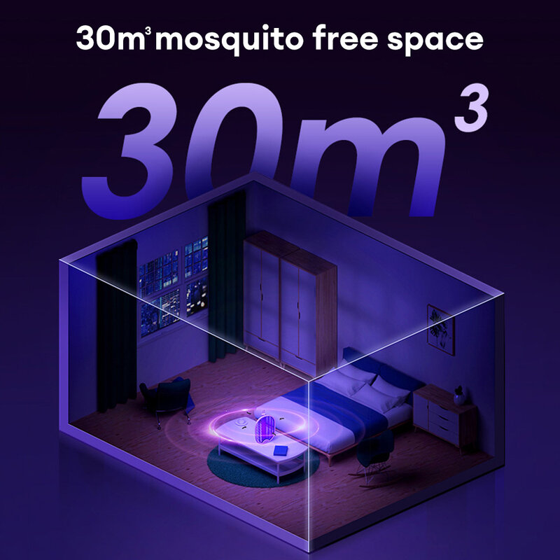 Assassino do Mosquito Elétrico Dobrável, Fly Swatter Trap, Raquete de Mosquito Recarregável USB, Assassino de insetos com luz UV, Bug Zapper, 3000V