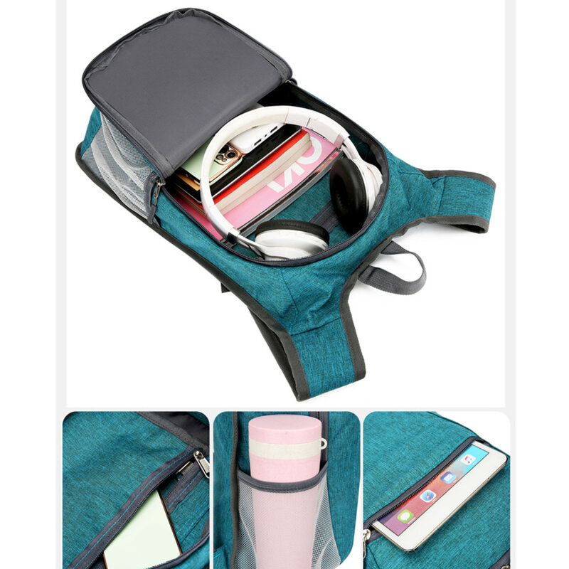 남녀공용 휴대용 접이식 백팩, 초경량 접이식 가방, 야외 등산 사이클링 하이킹 배낭, 여행 데이팩