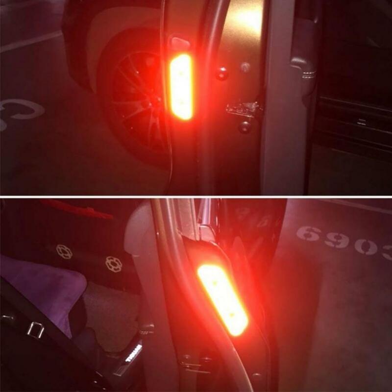 4 шт., светоотражающие наклейки для дверей автомобиля