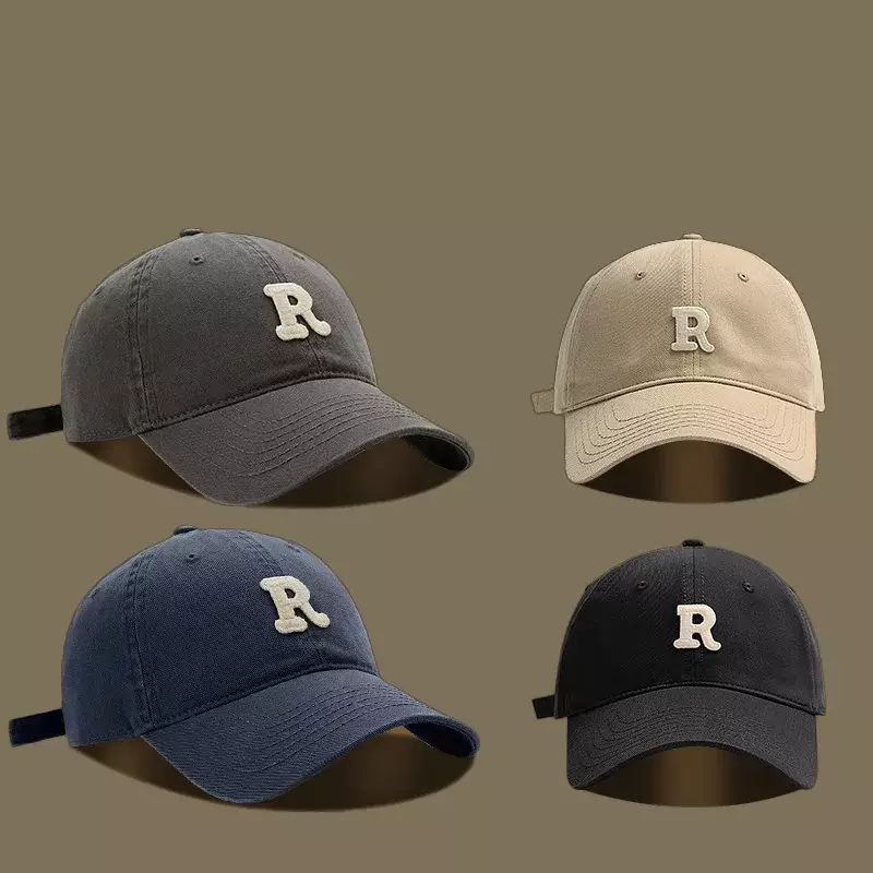 VACIGODEN-Chapéus de beisebol masculinos bordados, boné de camionista, masculino, cabeça grande, ao ar livre, plus size, esporte, pai, grande, 56-62cm