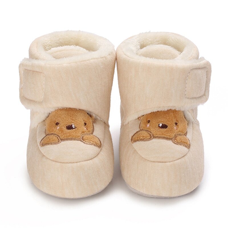 لطيف الدب لينة وحيد أحذية الثلوج للأطفال ، الجوارب الدافئة للرضع ، الوليد ، طفل ، طفلة الأحذية ، الشتاء