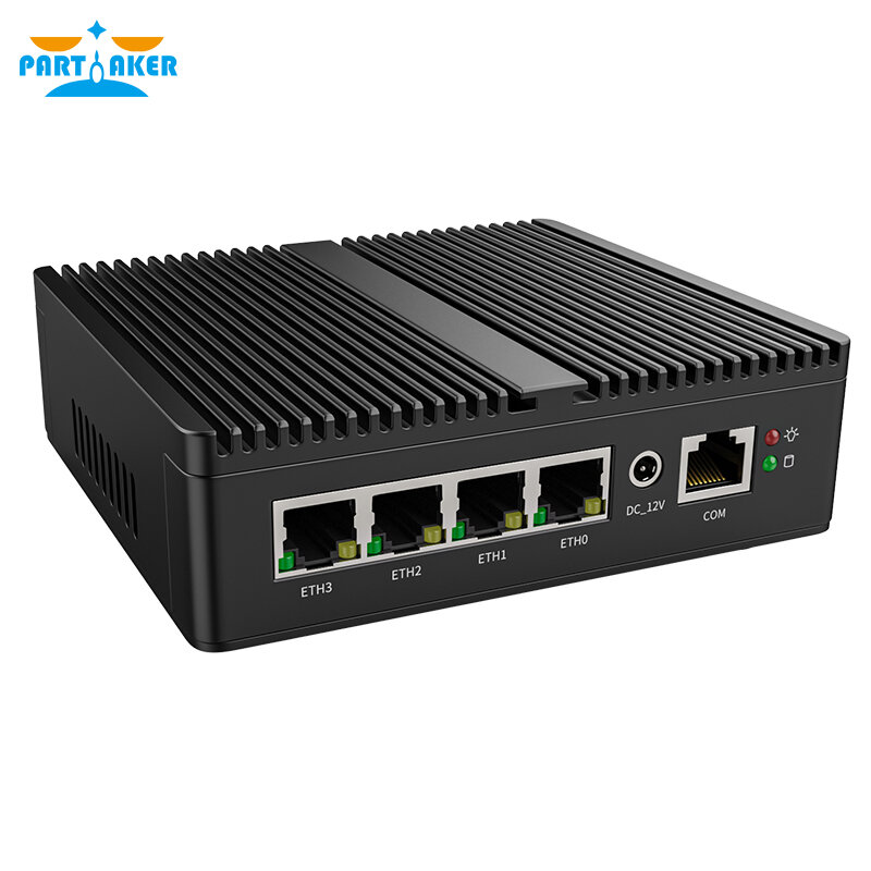 Fanless mini pc intel celeron n5105/n5100 roteador macio 4x intel i225/i226 2.5g lan hdmi dp pfsense firewall aparelho esxi AES-NI