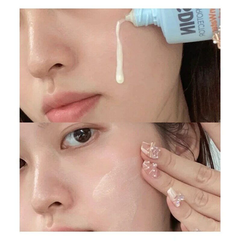 Original Isdin Sunscreen Face Lotion Spf50 Pa+++ White Bright Moisturizing Calming Skin Care 50ml High-power Isolation Cream Uv
