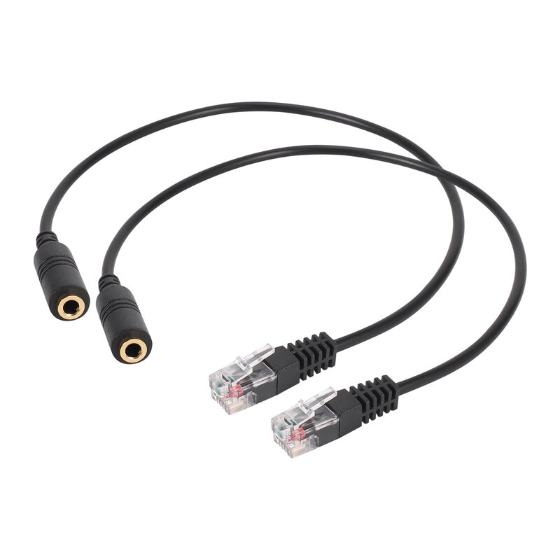 Auriculares de Audio estéreo de 3,5mm a conector Cisco hembra a macho, adaptador de enchufe RJ9, Cable convertidor, 2 uds.