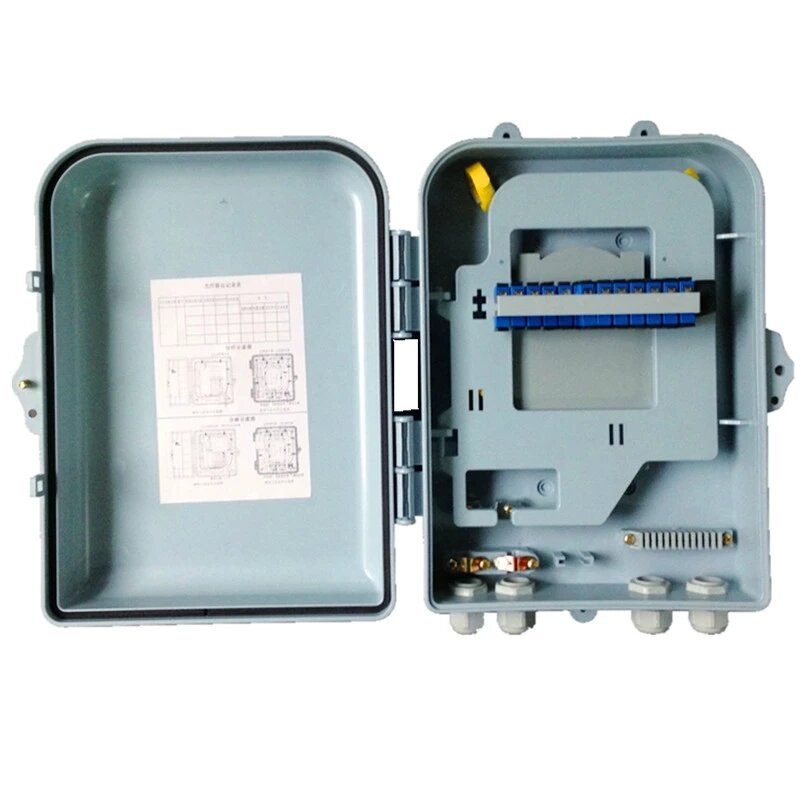 Optische Fiber Splice Box, 16 Core Optische Fiber Distribution Box, FTTX FTTH, 16 Core Fiber Optic Terminal Box