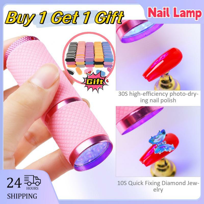 Portable Versatile Silicone Head Efficient Curing Portable Design Salon-quality Manicure Compact Uv Lamp For Nails Nail Art Mini