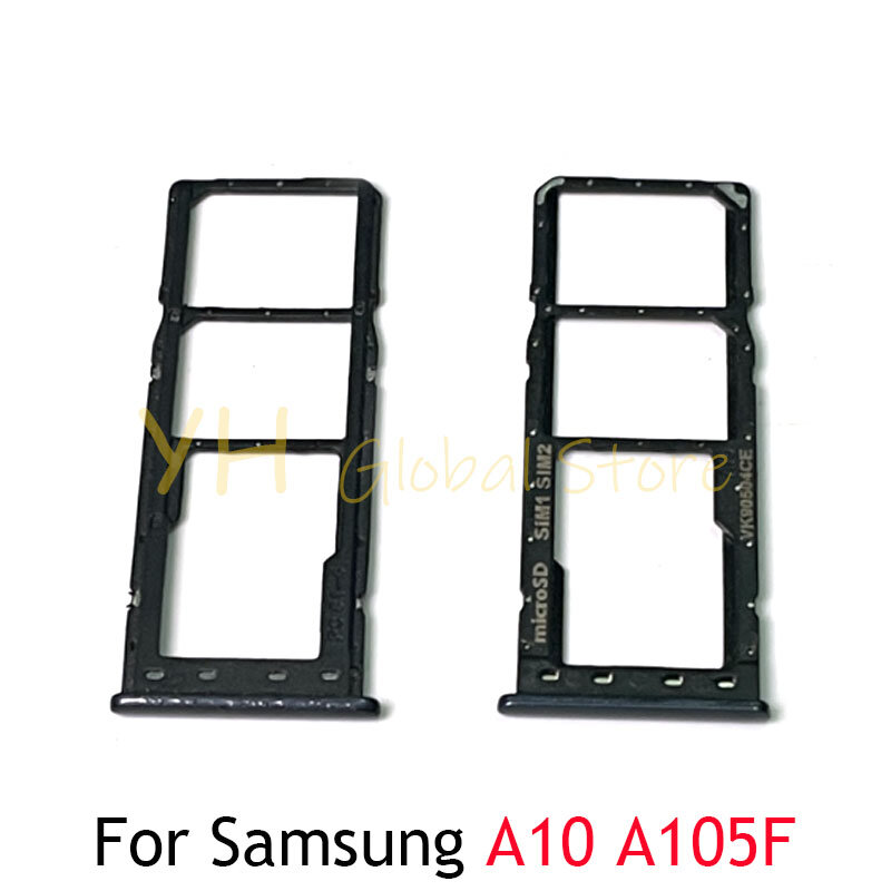 Per Samsung Galaxy A10 A105F A105 Sim Card Board Micro SD Card Reader adattatori parti di riparazione