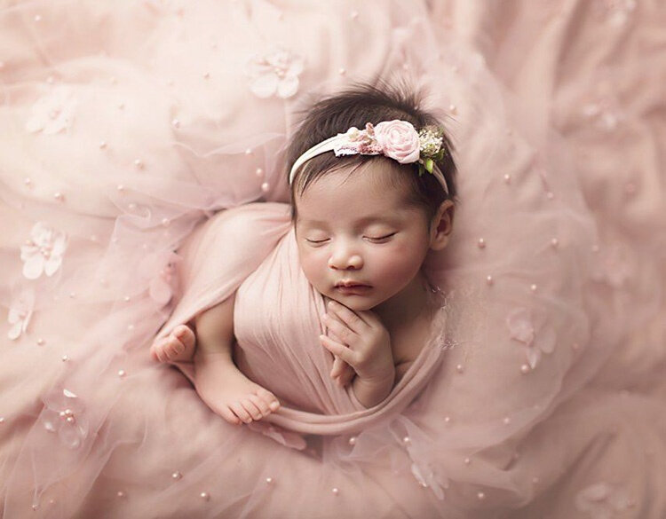 Pasgeboren Fotografie Rekwisieten Wrap Deken Mesh Achtergrond Baby Fotografie Studio Fotografia Acessorios