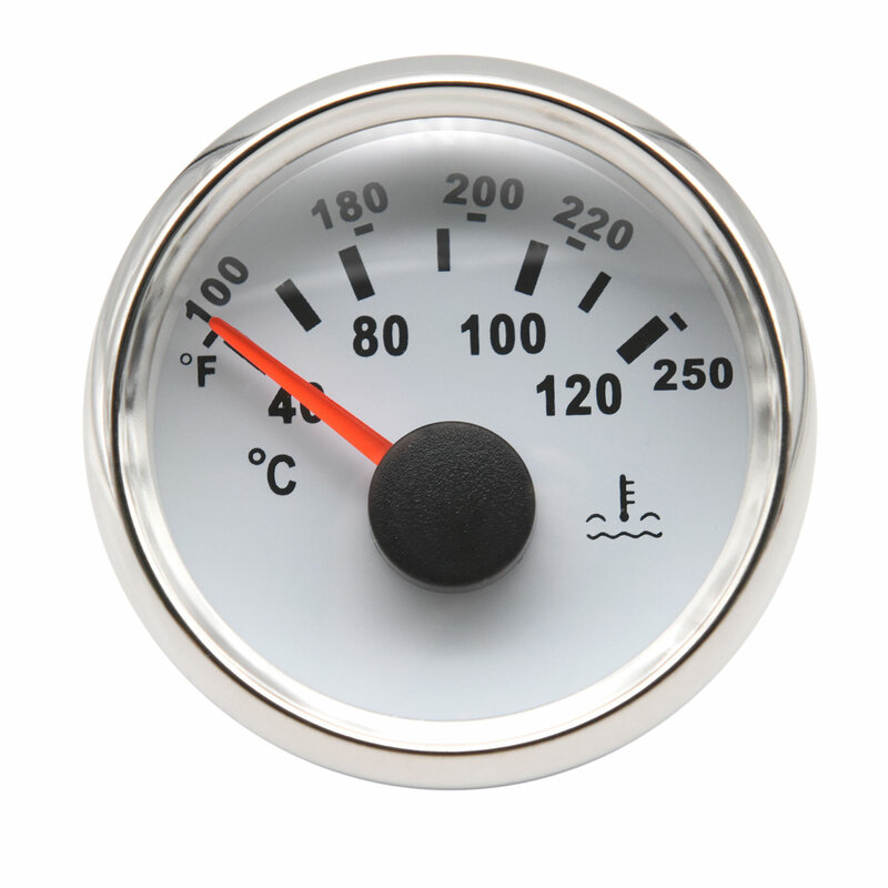 Indicatore di temperatura digitale universale della temperatura dell'acqua dell'automobile 52mm 40 ~ 120 Celsius con retroilluminazione rossa per gli accessori dell'yacht del camion dell'automobile marina