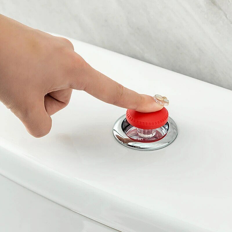 Toilet Press Button Handle Heart Shaped Toilets Press For Bathroom Water Buttons