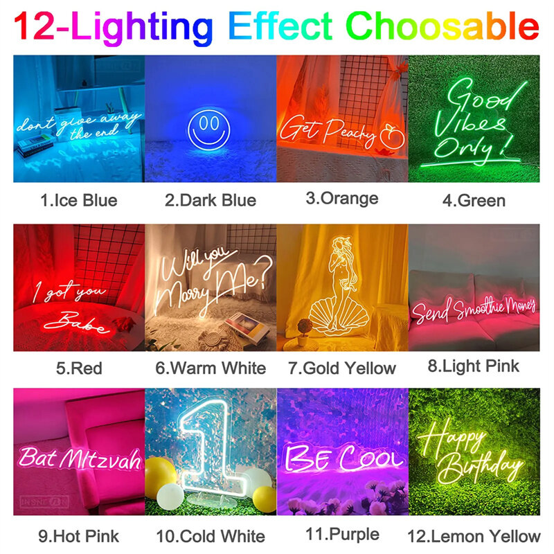 Mr & Mrs Neon Signs Wedding Decor Light Wedding Party Home Bedroom Art Wall Decor Gift For Wall Neon LED Lamp Personalized Gifts